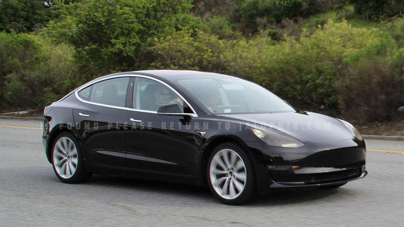 Illustration for article titled This Is The Tesla Model 3 Way Before You're Supposed To See It